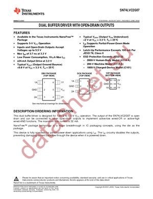 SN74LVC2G07DBVRE4 datasheet  